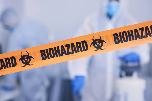 Professional Drug Lab Cleanup technician working in Cecil, WI